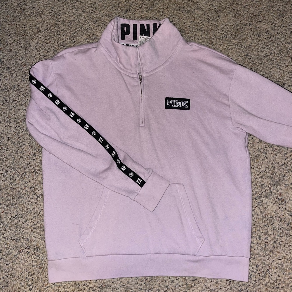 PINK quarter zip. Used- like new